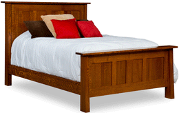 Amish Freemont Mission Panel Bed
