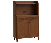 Amish Millhall Coffee Bar with Hutch