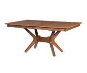 Amish Metro Kay Double Pedestal Table