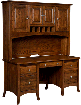 Amish Carlisle Desk with Hutch