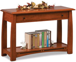 Amish Boulder Creek Open Sofa Table
