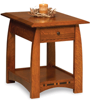 Amish Boulder Creek Open End Table