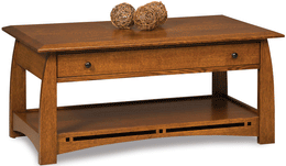 Amish Boulder Creek Open Coffee Table