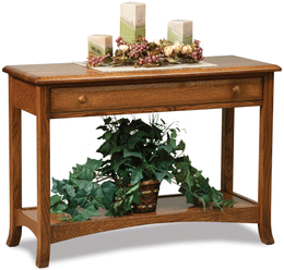 Amish Carlisle Open Sofa Table