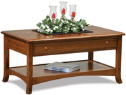 Amish Carlisle Open Coffee Table