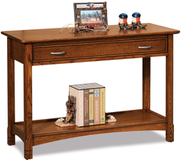 Amish East Lake Open Sofa Table