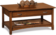 Amish East Lake Open Coffee Table