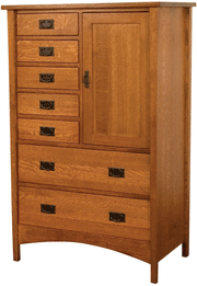 Amish Arts & Crafts Gentleman's Chest