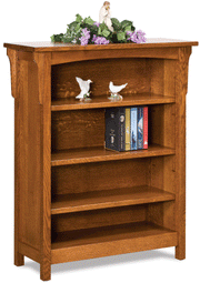 Amish Bridger Mission 3 Shelf Bookcase