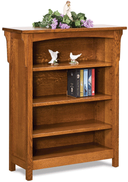 Amish Bridger Mission 3 Shelf Bookcase