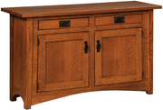 Amish Arts & Crafts Cabinet Sofa Table