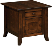 Amish Dresbach Cabinet End Table