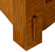 BEDROOM: Manitoba King Slat Bed in Quarter Sawn White Oak