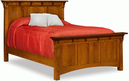 Amish Manitoba Panel Bed
