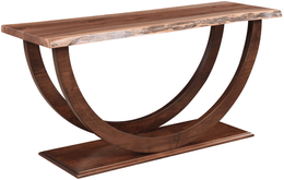 Amish Sorento Live Edge Sofa Table