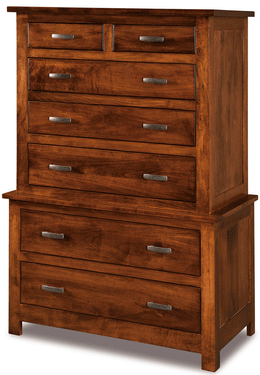 Amish Flush Mission Chest-on-Chest