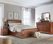 Amish Chippewa Sleigh Bedroom Set