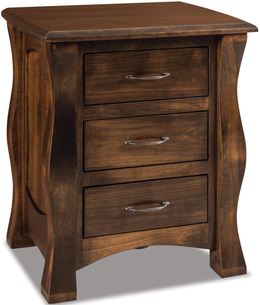 American-Made Reno 3-Drawer Nightstand