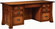 Amish Bridgefort Executive Desk