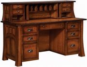 Amish Bridgefort File Desk