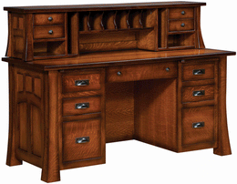 Amish Bridgefort File Desk