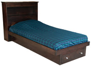 Amish Child's Bookcase Bed with Drawer