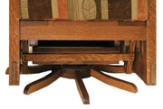 Amish McCoy Swivel Glider