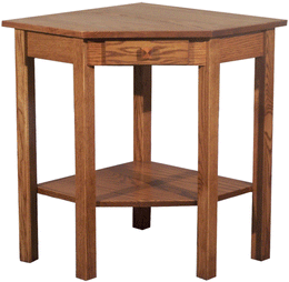 Amish Pemberley Corner Table