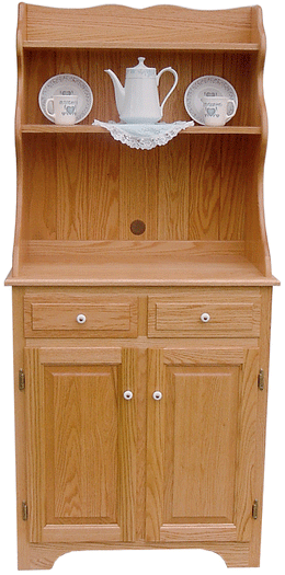 Amish Hemsworth Microwave Cabinet