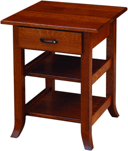 Amish Bunker Hill Lamp Table