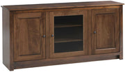 Amish Bedford Three Door TV Stand