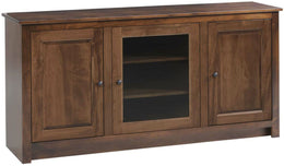 Amish Bedford Three Door TV Stand