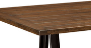 Amish Rustic Iron Forge Table