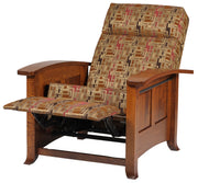 Amish Cranberry Recliner