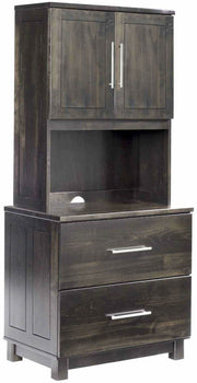 Amish Urban File Credenza with Hutch