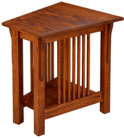 Amish Prairie Mission Wedge Table