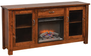 Amish Riverton Fireplace TV Stand