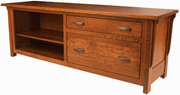 Amish Brentwood Low Credenza