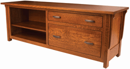 Amish Brentwood Low Credenza