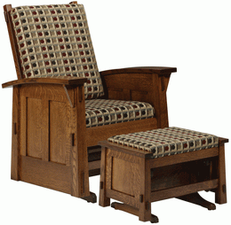 Amish Olde Shaker Glider Rocker