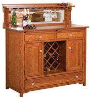 Amish Bonzer Wine Buffet with Rack