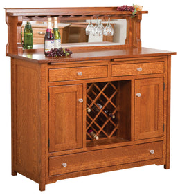 Amish Bonzer Wine Buffet with Rack