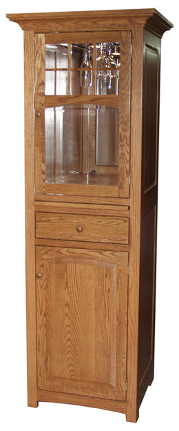 Amish Santa Fe Wine Cabinet