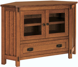 Amish Rio Mission Corner TV Unit