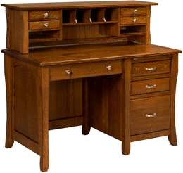 Amish Berkley Student Desk With Hutch