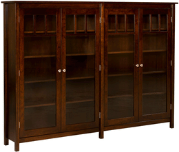 Amish Mission Double Bookcase
