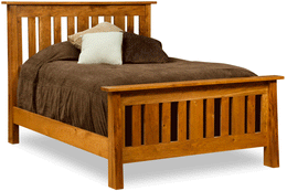 Amish Freemont Mission Slat Bed