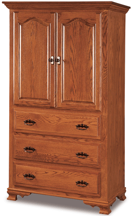 Amish Hoosier Heritage 3-Drawer Armoire