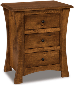 Amish Matison 3-Drawer Nightstand