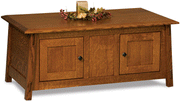 Amish Colbran Enclosed Lift-Top Coffee Table with Doors